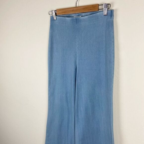 Good American Pull-On Wide Leg Palazzo Jeans - Picture 3 of 8